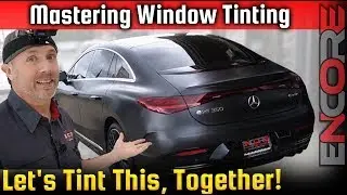 Easy way to Install Window Tint on a 2024 Mercedes-Benz EQE 350 (Pre-Cut) Window Tint | ENCORE PPF