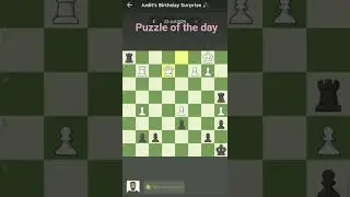 Queen Sacrifice and rook battery for #checkmate Daily Chess puzzle solution series everyday #Chess