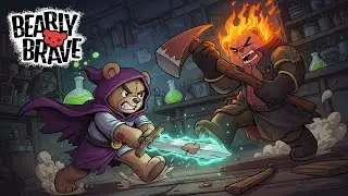 BARELY BRAVE: Scaling OP Damage in this NEW Roguelike Deck-Builder