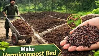 How to make vermicompost bed 