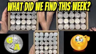 Hunting $1500 in Half Dollars for Silver!  LOW Mintage Coins Found!