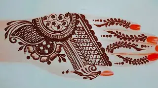 Elegant mehndi design 💞🌿|| Back hand mehndi design || Trending 2025#mehndi#viravideo#hennadesign