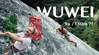 Trying WU WEI (180m, 9A Slab ??) HARDEST MULTIPITCH CLIMB IN EUROPE ??
