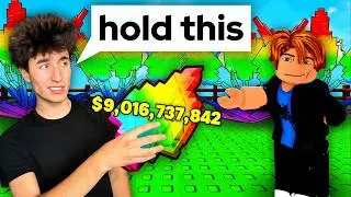 TRUSTING NOOBS With My Most EXPENSIVE PLANTS in GROW A GARDEN... *I WENT BROKE*