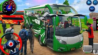 Offroad Bus Driving Simulator 2026 | Real Uphill Coach Bus Drive 3D | Android GamePlay