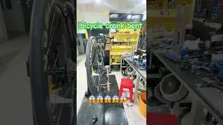 .repair instructions bicycle crank bent #cycling #bicycle #roadbike