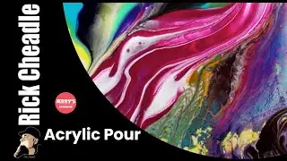 Rick Cheadle demonstrates LUKAS CRYL Liquid Acrylic Pour