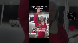 Messenger from God at gas station #angel #jesus #God