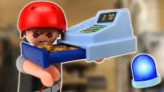 Playmobil en español - Kevin y problemas en la tienda | Playmobil Policía