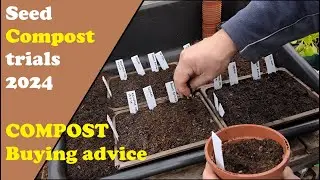 Seed Compost trials 2024 plus Compost buying advice