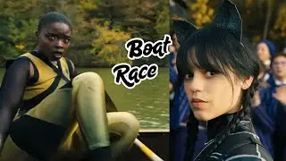 Wednesday Poe Cup Race (Boat Race) Scene // Wednesday Addams Netflix