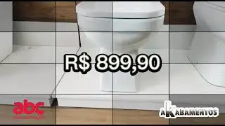 kit Bacia com caixa Deca Modelo Quadrado