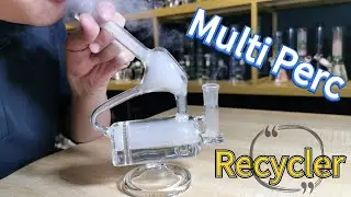 Multi Perc Sideways Funnel Recycler Bong Review From ShareBongs