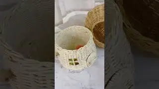 Very unique mushroom rattan basket ideas for kids