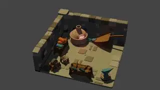 3D Dungeon Lowpoly Pack - Blacksmith