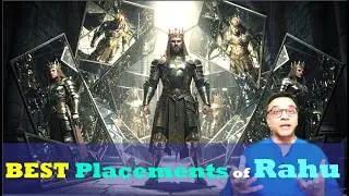 BEST Placements of Rahu amongst the 12 houses