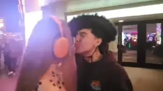 OG Geezer Films Young Cheeto Kissing Trans then getting hard pressed after finding out it's a man
