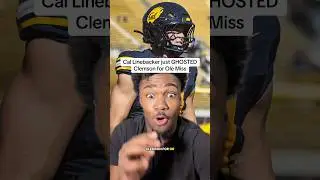 Bro GHOSTED Clemson for Ole Miss💔😭 #transferportal #football