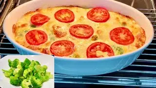 Crustless Broccoli Quiche Recipe / How to Blanch Broccoli