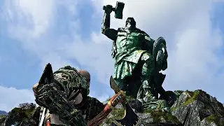 Kratos Destroys THOR Legacy Scene - God of War4 PS5 K Ultra HD