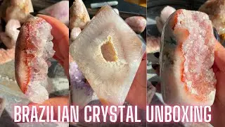 Brazilian Wholesale Crystal Unboxing | Agate Diamond & Pink Amethyst