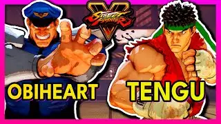 SFV 🥊 Obiheart (M.BISON) VS Tengu (RYU) 🥊 スト5  🥊 SF5 🥊 Street Fighter 5