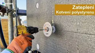 Jak se zatepluje dům - kotven&iacute; polystyrenu