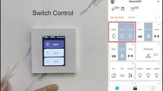 Lanbon L8 WiFi mesh LCD smart switch - Control switch both on App and panel