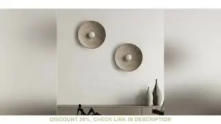 Creative Retro Round Restaurant Wall Lamp Resin Material Plastic Ball Lampshade Bedroom Decor Lights