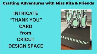 Retro “Thank You” Card with Matching Envelope from Cricut DS