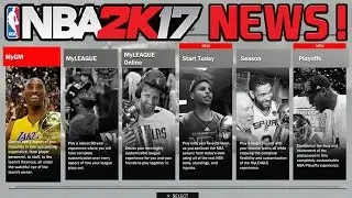 NBA 2K17 News - MyGM/MyLeague Screenshots & Details!! + What Happened To My MyGM Series?