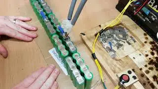 Building a Battery Using DIY Car Battery Spot Welder
