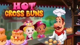 Hot Cross Buns | Food Songs | The Best Nursery Rhymes | Baby Hazel Songs for Kids
