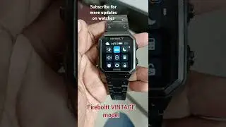 Fireboltt VINTAGE smart watch #vintagewatches #smartwatches #fireboltt