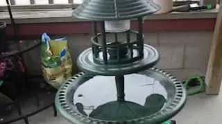 Solar Birdbath Planter #Review #sdsg #unboxing