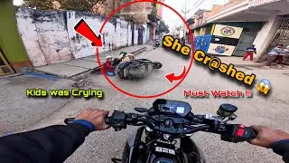 I Helped Stranger Aunty 😧| Ns400z v/s Ns200 | street 