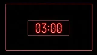 3 Minute Timer 🚨 180 Seconds Countdown ⚡ Loud & Clear!