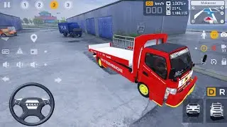 TRUK TOWING BJM KAROSERI MERAH | BUSSID MOD