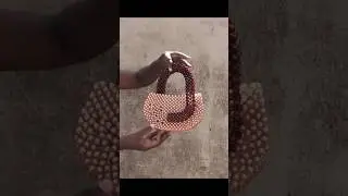 semicircle beaded bag#bag #diy #handmade #tutorial #craft #creative #forsale #beads #subscribe #bags
