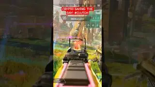 CRYPTO SAVING THE DAY!#clutch #apexlegends #apexcontroller #apex #gaming #apexlegendsclips #shorts