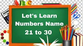 Learn numbers name 21-30/ Learn numbers/learn 21-30 numbers name #number_in_english_words