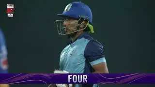 Soumya Sarkar turning up the heat 48 (25) .Fearless, fluent, effective.Dhaka felt the pressure early