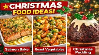 🔴 LIVE | Christmas Food Ideas LIVE 🎄 | Salmon Bake, Roast Vegetables & Christmas Pudding