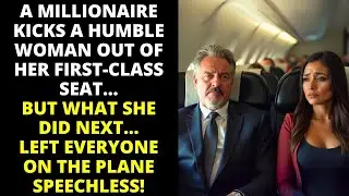 MILLIONAIRE REMOVES HUMBLE WOMAN FROM FIRST CLASS, BUT HER RESPONSE SHOCKS EVERYONE