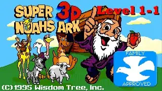 Super 3D Noah's Ark - Level 1-1 (100%) [DOSBox]