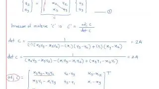 Shape Function of CST in Global Co ordinate System