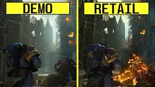 Warhammer 40000: Space Marine 2 Demo vs Retail PC RTX 4080 4K Ultra Graphics Comparison