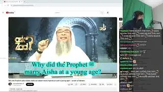 Forsen Reacts to Why did Prophet salla Allahu alaihi wa sallam marry Ayesha at such a young age?
