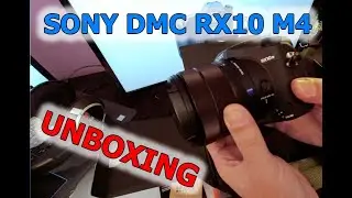Sony DSC RX10 M4 / IV a příslušenství unboxing rozbalení česky