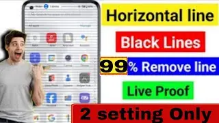  how to remove lines from phone screen | how to remove lines on mobile screen |display line problem🙏